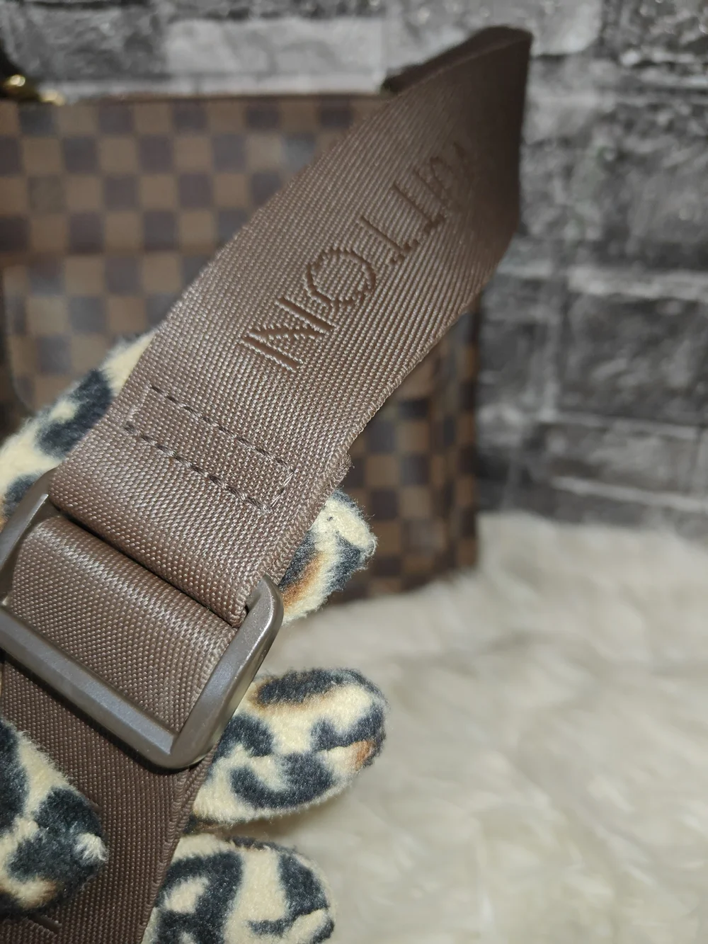 Louis Vuitton Brown Damier Crossbody Messenger Bag